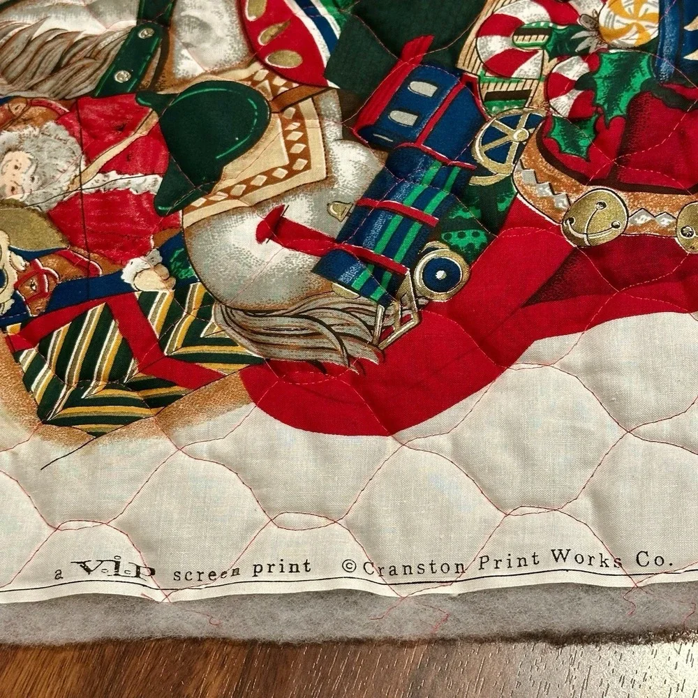 Cranston Print Jumbo Christmas Stocking Panel The Night Before Christmas Fabric
